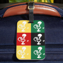 ポルトガルのバーセロスのオンドリカラフル ラゲッジタグ