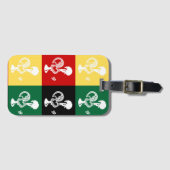 ポルトガルのバーセロスのオンドリカラフル ラゲッジタグ (正面横)