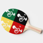 ポルトガルのバーセロスのオンドリカラフル 卓球ラケット (横)