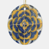 ポルトガルのパーソナライズな陶磁器のオーナメントのタイル セラミックオーナメント (左)