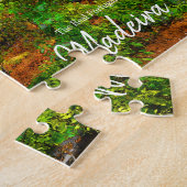 ポルトガルのマデイラでの食事  ジグソーパズル (側面)