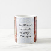 ポルトガルのマフラ宮殿と修道院の大聖堂 コーヒーマグカップ (中央)