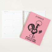 ポルトガルのモダンロスターシルエットと引用文 プランナー手帳 (ディスプレー)