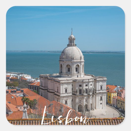 ポルトガルのリスボンにあるサンタ・エングラシア教会 スクエアシール (正面)