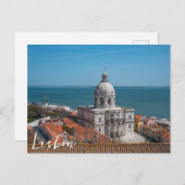 ポルトガルのリスボンにあるサンタ・エングラシア教会 ポストカード (正面/裏面)