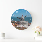 ポルトガルのリスボンにあるサンタ・エングラシア教会 ラージ壁時計 (ホーム)