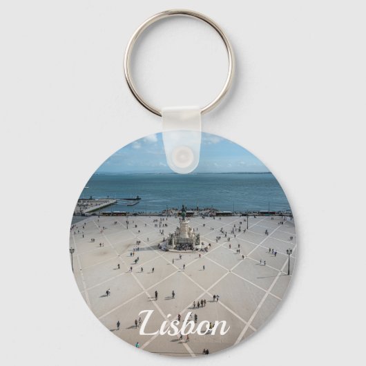 ポルトガルのリスボンにあるCommerce Square キーホルダー (正面)