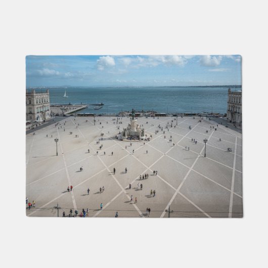 ポルトガルのリスボンにあるCommerce Square ドアマット (正面)
