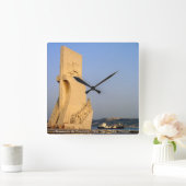 ポルトガルのリスボンの発見の碑 スクエア壁時計 (ホーム)