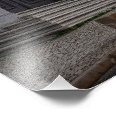 ポルトガルのリスボン大聖堂の黄色い路面電車 フォトプリント            (角)