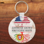 ポルトガルのルーツマーブルで栽培されたアメリカ人スタイル キーホルダー (正面)