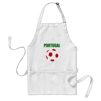 ポルトガルのレトロのサッカーのTシャツ スタンダードエプロン