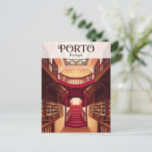 ポルトガルのレロ書店 ポストカード (スタンド正面)