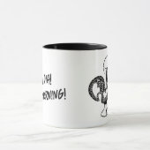 ポルトガルのロースターボムディアグッドモーニング引用文 マグカップ (中央)