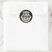 ポルトガルのヴィラ・ノヴァ・デ・ファミリカオの紋章 ラウンドシール (バッグ)