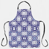 ポルトガルのヴィンテージアズレジョのタイル。ミニマルデザイン。 エプロン (正面)