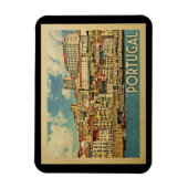 ポルトガルのヴィンテージ旅行 マグネット (縦)