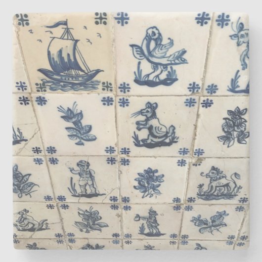 ポルトガルの休日の想い出の品の石のコースター ストーンコースター (正面)