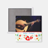 ポルトガルの写真 – ポルトガル語のファドギター マグネット (正面/裏面)