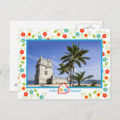 ポルトガルの写真 – Belem Tower ポストカード (正面/裏面)