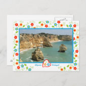 ポルトガルの写真 – Benagil ポストカード (正面/裏面)