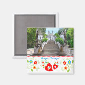 ポルトガルの写真 – Bom Jesus Sanctuary, Braga マグネット (正面/裏面)