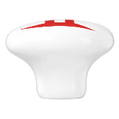 ポルトガルの国の十字の旗の記号 セラミックノブ (側面)