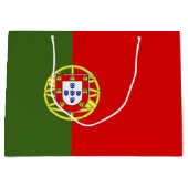 ポルトガルの国旗 ラージペーパーバッグ (正面)
