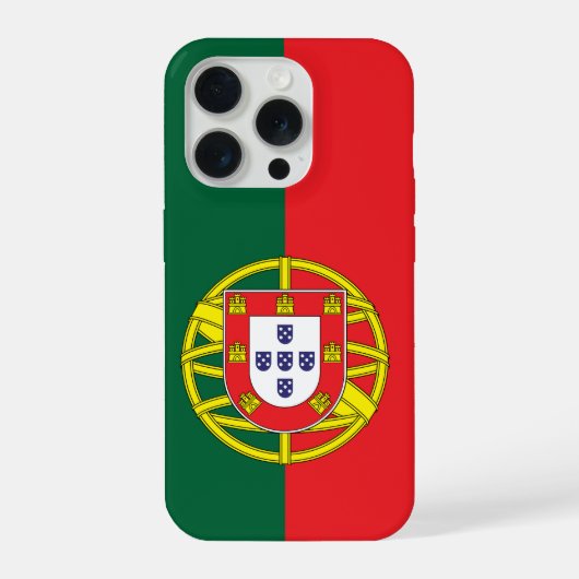 ポルトガルの国旗 iPhoneケース (裏面)