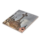 ポルトガルの墓地クロスクローズアップ タイル (側面)