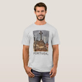 ポルトガルの墓場の十字架クローズアップ Tシャツ (正面フル)