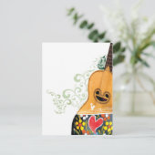 ポルトガルの多くのシンボル – ポルトガル語ギター ポストカード (スタンド正面)