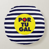 ポルトガルの太陽 ラウンドクッション (正面)