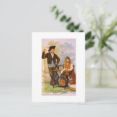 ポルトガルの少年+少女 ポストカード (スタンド正面)