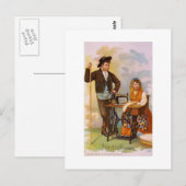 ポルトガルの少年+少女 ポストカード (正面/裏面)