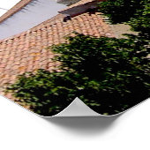 ポルトガルの屋根 – Evora Portugal ポスター (角)