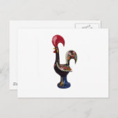 ポルトガルの幸運なオンドリ ポストカード (正面/裏面)