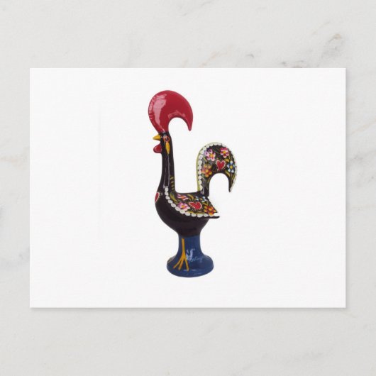 ポルトガルの幸運なオンドリ ポストカード (正面)