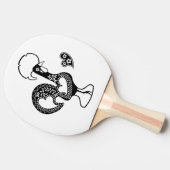 ポルトガルの幸運の雄鶏 卓球ラケット (横)