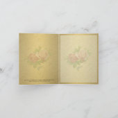 ポルトガルの挨拶状のSt.エリザベス カード (内部)