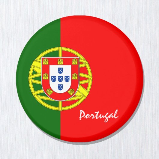 ポルトガルの旗とポルトガル-旅行/スポーツファン マグネット