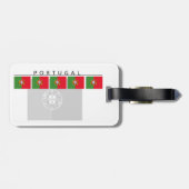 ポルトガルの旗の荷物のラベル ラゲッジタグ (裏面横)