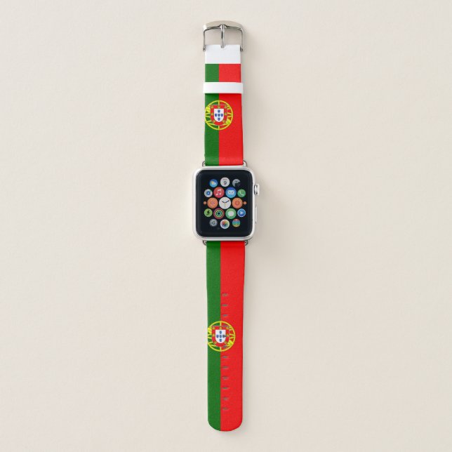 ポルトガルの旗のAppleの時計バンド Apple Watchバンド (正面)