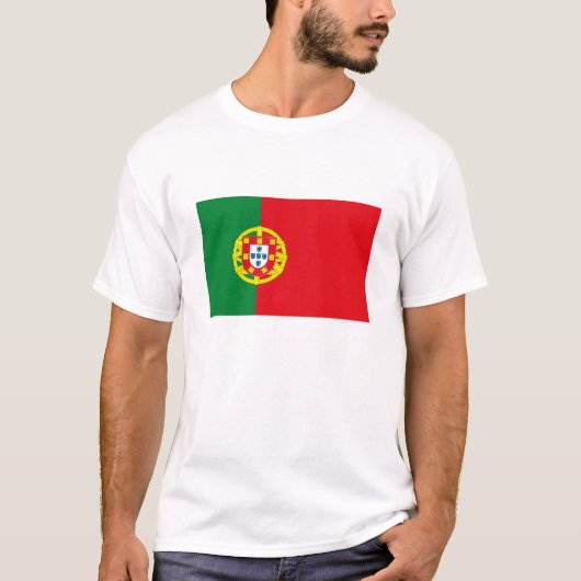 ポルトガルの旗のTシャツ Tシャツ (正面)