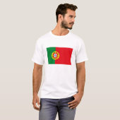 ポルトガルの旗のTシャツ Tシャツ (正面フル)