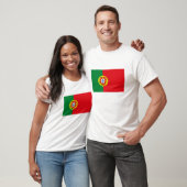 ポルトガルの旗のTシャツ Tシャツ (ユニセックス)