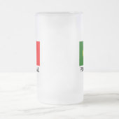 ポルトガルの旗カスタムなガラスビールジョッキのマグ フロストグラスビールジョッキ (中央)