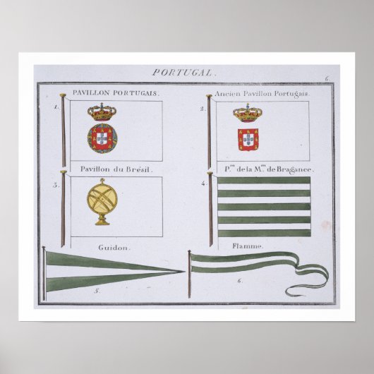 ポルトガルの旗フランスの, c.18 ポスター (正面)