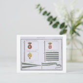 ポルトガルの旗フランスの, c.18 ポストカード (スタンド正面)