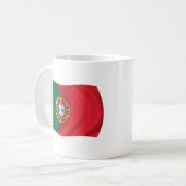 ポルトガルの旗 コーヒーマグカップ (正面左)